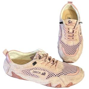 DBECK Sunday Stroll Vibe Flexible Barefoot Walking Shoes Womens Size 9 Pink